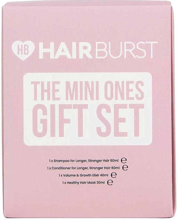 Hair Growth Stimulating & Strengthening Set - Hairburst The Mini Ones Gift Set (shm/60ml+cond/60ml+spr/40ml+mask/30ml) — photo N2