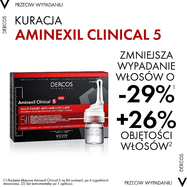 Men Anti Hair Loss Treatment - Vichy Dercos Aminexil Clinical 5 — photo N6