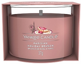 Mini Scented Candle - Yankee Candle Parisian Holiday Brunch — photo N1