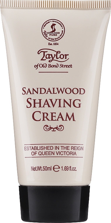 Shaving Cream "Sandalwood" - Taylor Of Old Bond Street Sandalwood Luxury Shaving Cream (in tube) — photo N2