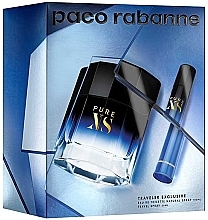 Fragrances, Perfumes, Cosmetics Paco Rabanne Pure XS - Set (edt/100ml + edt/mini/20ml)