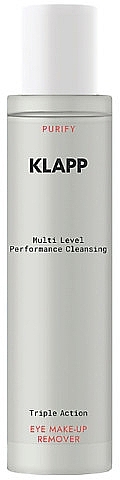 Triple Action Eye Makeup Remover - Klapp Multi Level Performance Cleansing Triple Action Eye Make-up Remover — photo N1