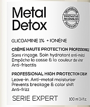 Protective Hair Cream - L'Oreal Professionnel Metal Detox Professional High Protection Cream — photo N2