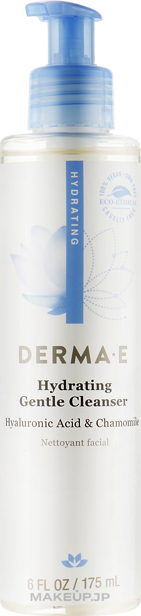 Moisturising Face Cleanser with Hyaluronic Acid - Derma E Hydrating Gentle Cleanser — photo 175 ml