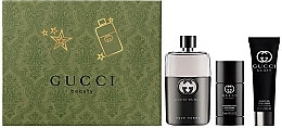 Fragrances, Perfumes, Cosmetics Gucci Guilty Pour Homme - Set (edt/90ml + deo/75ml + sh/gel/50ml)