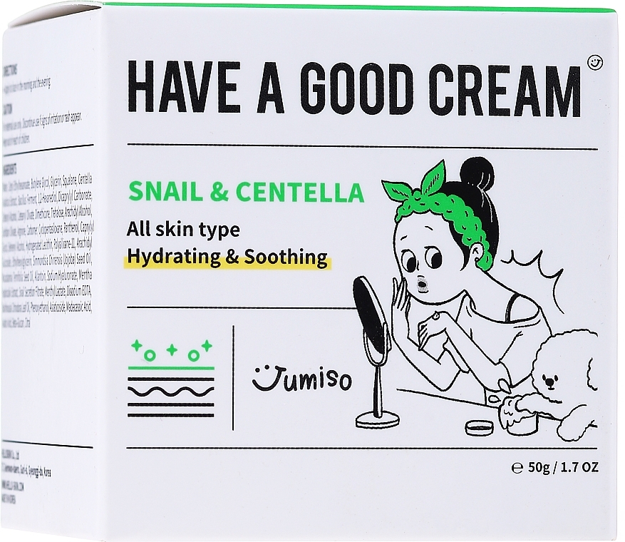 Repair Face Cream - HelloSkin Jumiso Have A Good Cream Snail & Centella — photo N2