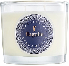 Bergamot Scented Candle in Glass - Flagolie Fragranced Candle Bergamot — photo N1