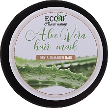 Fragrances, Perfumes, Cosmetics Dry & Damaged Hair Mask - Eco U Aloe Mask