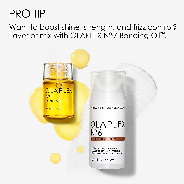 Repairing Hair Styling Cream (with pump) - Olaplex Bond Smoother Reparative Styling Creme No. 6 — photo N6