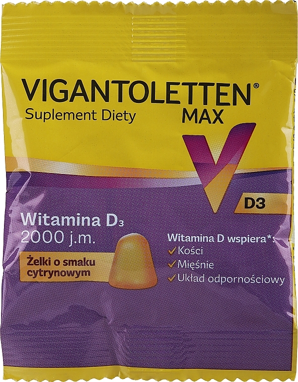 GIFT: Vitamin D3 Dietary Supplement - Vigantoletten Max 2000 IU — photo N1