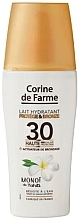 Fragrances, Perfumes, Cosmetics Sunscreen Bronzing Body Milk - Corine De Farme Protect & Tan Moisturizing Milk Spf 30