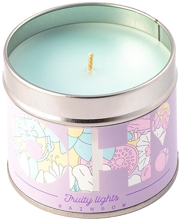 Scented Candle "Rainbow" - Oh!Tomi Fruity Lights Rainbow Candle — photo N3