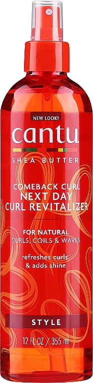 Spray for Curly Hair - Cantu Next Day Revitalising Spray — photo N1