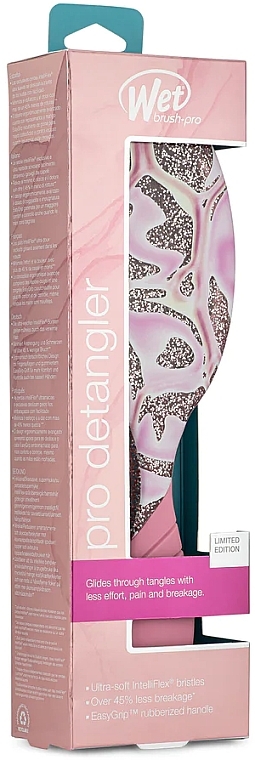 Hair Brush - Wet Brush Pro Detangler Cosmic Lava Pink — photo N4