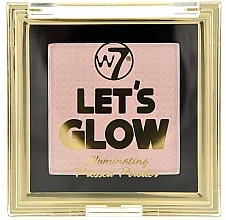 Fragrances, Perfumes, Cosmetics Lightening Powder - W7 Lets Glow Illuminating Pressed Powder