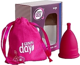 Menstrual Cup, L-size - Genial Day Menstrual Cup Large — photo N7
