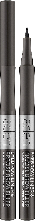 Brow Marker - Aden Cosmetics Eyebrow Liner & Precise Brow Filler — photo N1