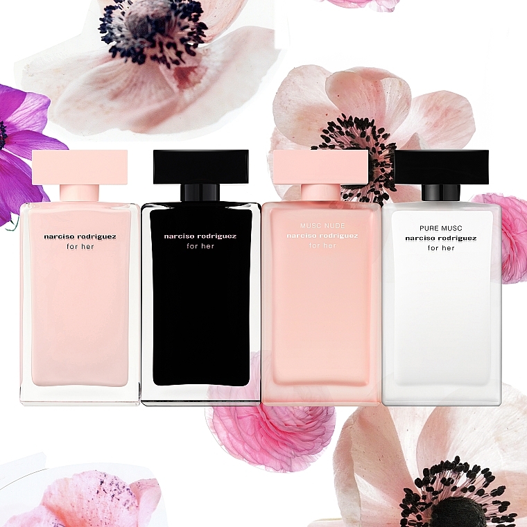 Narciso Rodriguez For Her Pure Musc - Set (edp/100 ml + edp/mini/10 ml + b/lot/50 ml) — photo N5