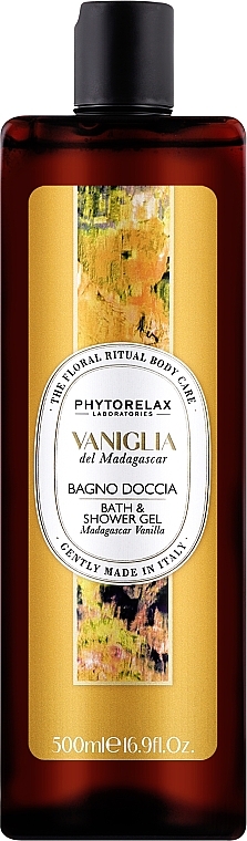 Bath & Shower Gel 'Madagascar Vanilla' - Phytorelax Laboratories Floral Ritual Bath & Shower Gel — photo N1