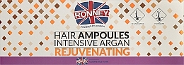 Fragrances, Perfumes, Cosmetics Rejuventing & Strengthening Hair Ampoules - Ronney Hair Ampoules Intensive Argan Rejuventing