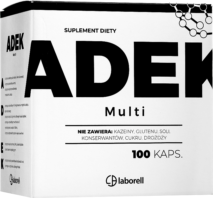 Dietary Supplement "ADEK Multi", capsules - Laborell — photo N1