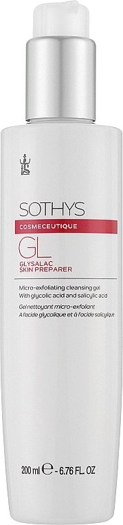 Multiactive Face Cleansing Gel - Sothys Glisalac Skin Preparer — photo N1