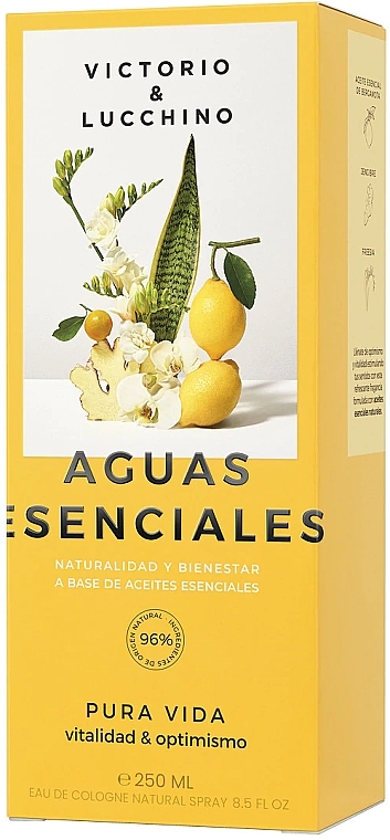 Victorio & Lucchino Aguas Esenciales Pura Vida - Eau de Cologne — photo N2