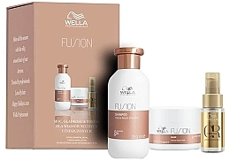 Fragrances, Perfumes, Cosmetics Set - Wella Professionals Fusion (shm/250ml + h/mask/150ml + h/oil/30ml)