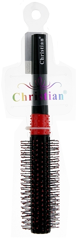 Hair Brush CR-4098, red - Christian — photo N1