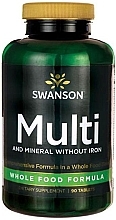 Fragrances, Perfumes, Cosmetics Dietary Supplement - Swanson Multi and Mineral Without Iron, 90pcs