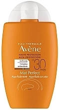 Mattifying Sunscreen Fluid - Avene Eau Thermale Aqua-Fluid Perfect Mat Color SPF 30 — photo N1