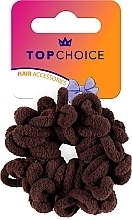 ヘアタイ、20605、ダークブラウン - Top Choice Hair Accessories	 — photo N2