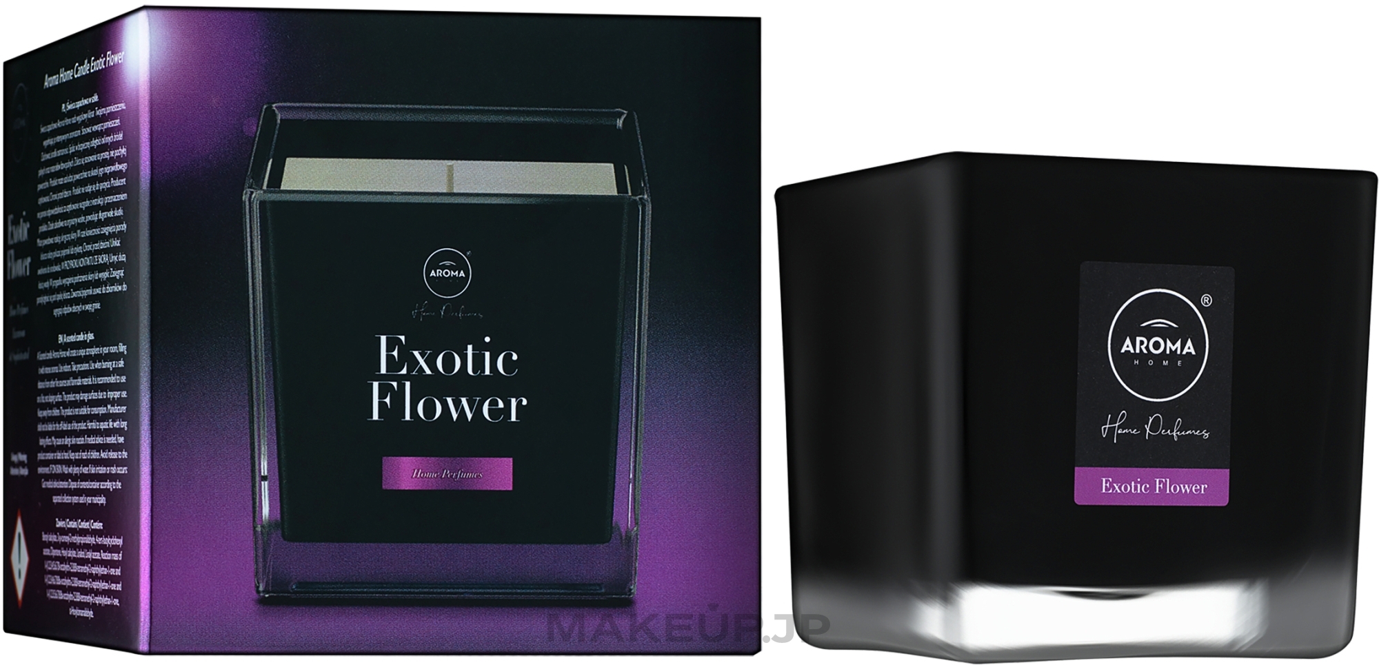 Aroma Home Black Series Exotic Flower - Scented Candle — photo 155 ml