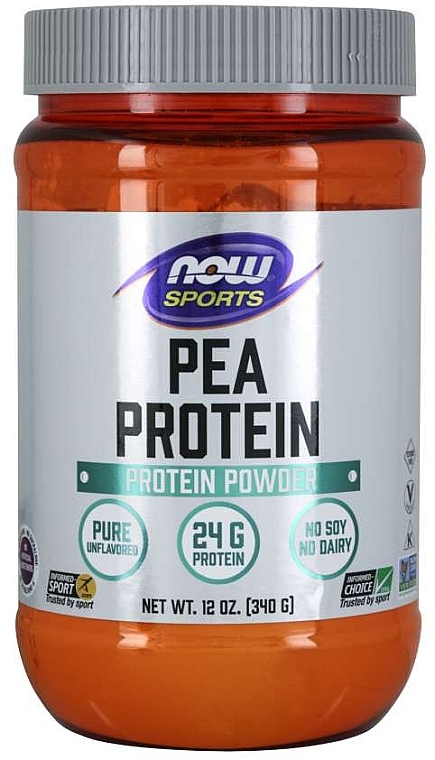 Pea Protein, unflavored - Now Foods Sports Pea Protein Unflavored — photo N10