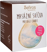 Fragrances, Perfumes, Cosmetics Scented Massage Candle "Mountain Breeze" - Sefiros Massage Candle