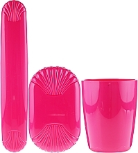 Fragrances, Perfumes, Cosmetics Travel Accessory Set, 9819, pink - Donegal