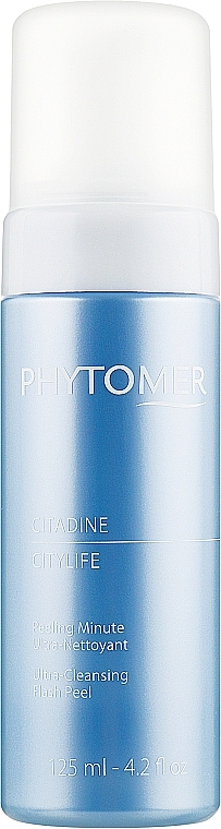 Cleansing Mousse with Enzyme Peeling Effect - Phytomer Citadine Citylife Ultra Cleansing Flash Peel — photo N1