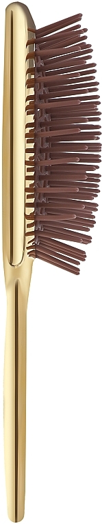 Hair brush, 21.5x9x3.5 cm, golden - Janeke SuperBrush Small Gold — photo N2