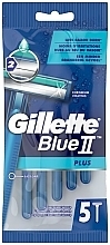 Fragrances, Perfumes, Cosmetics Disposable Razor Set, 5 pcs - Gillette Blue II