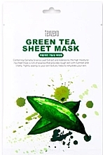 Fragrances, Perfumes, Cosmetics Green Tea Face Sheet Mask - Tenzero Green Tea Sheet Mask