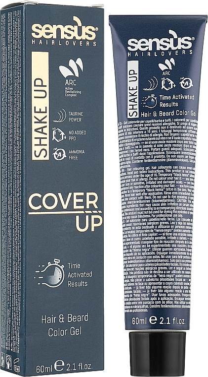 Hair & Beard Color - Sensus Shake Up Hair & Beard Color Gel — photo N1