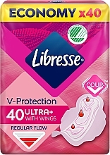 Sanitary Pads, 3 mm, 40 pcs - Libresse Ultra Thin Normal Soft — photo N1