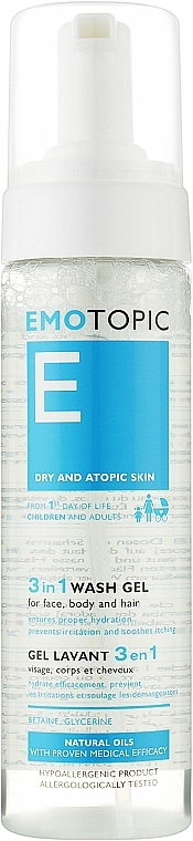 Face, Body & Hair Cleansing Foam - Pharmaceris Emotopic — photo N1