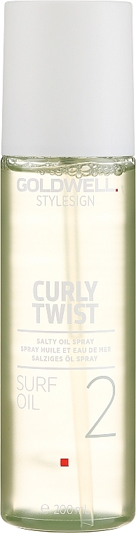 Volume & Elastic Hair Oil Spray - Goldwell StyleSign Curly Twist Surf Oil — photo N1