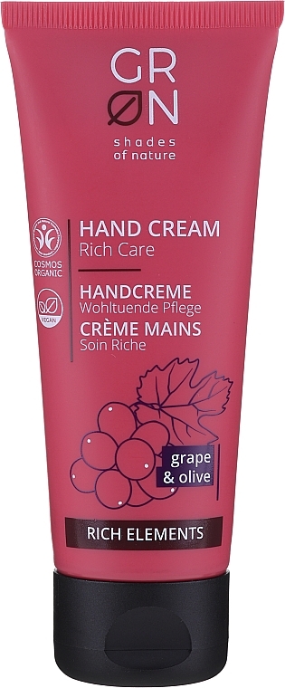 Grape and Olive Hand Cream - GRN Rich Elements Grape & Olive Hand Cream — photo N1