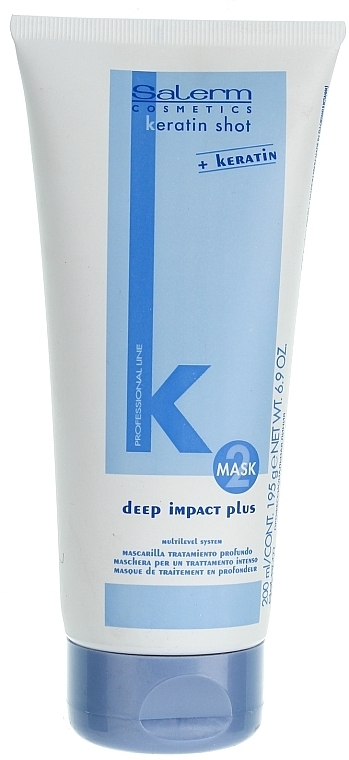 Deep Impact Mask - Salerm Keratin Shot Deep Impact Plus — photo N1