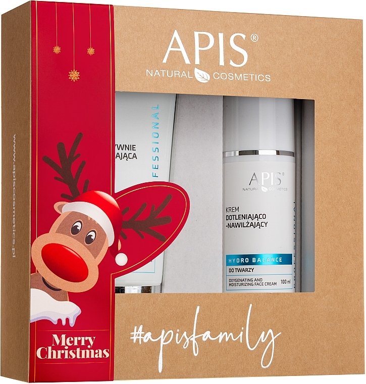 Set - APIS Professional Hydro Balance Merry Christmas Set (f/mask/200ml + f/cr/100ml) — photo N1