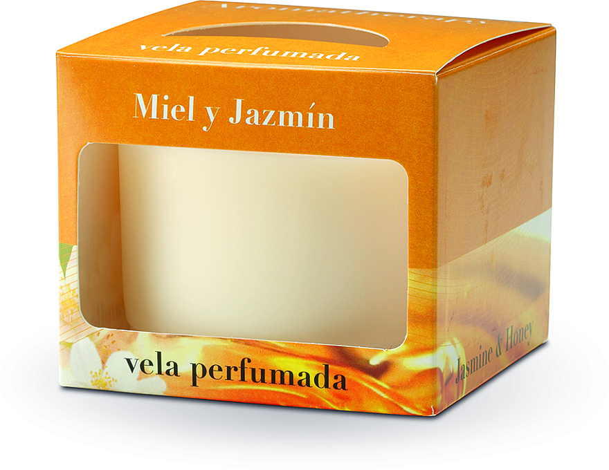 Scented Candle, 9 x 7.5 cm - Cereria Molla Cordoba Honey & Jasmine — photo N1