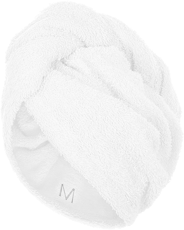 Hair Turban Towel, White - MakeUp — photo N1