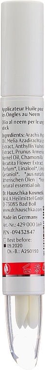 Nail & Cuticle Oil - Dr. Hauschka Neem Nail Oil Pen — photo N2